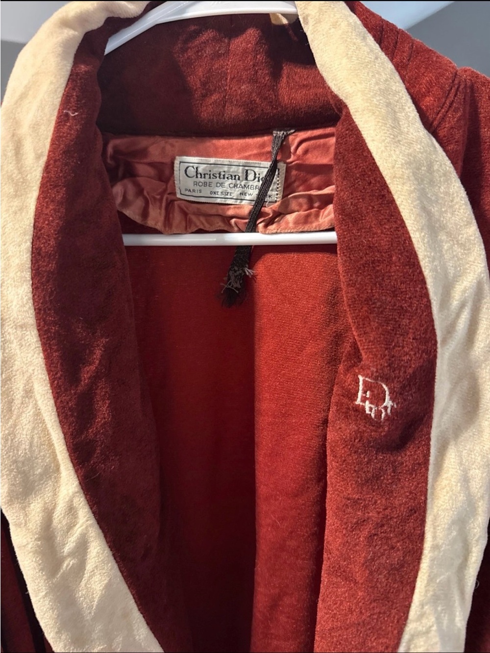 Dior Men's Plush Robe